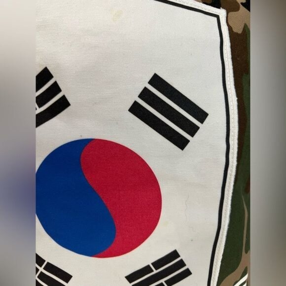 Cashmere Sound Worldwide Crewneck in Woodland Camo - Picture 7 of 7